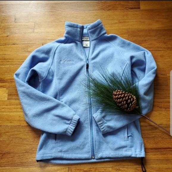 Columbia Jackets & Blazers - Columbia women's blue fleece jacket size S